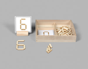 Tray for numeric numbers