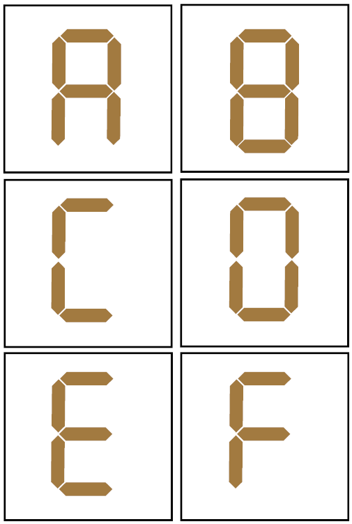 Tray for numeric capital alphabet