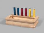 box with color pegs