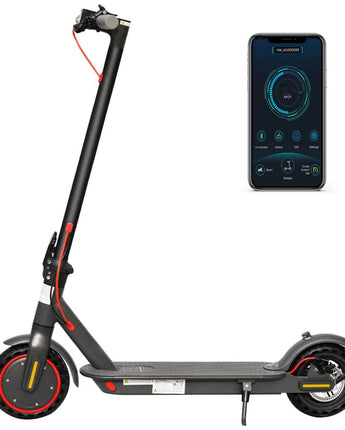 AOVOPRO Electric Scooter Adult, 350W Motor, 30km Long Range, Max Speed 25 km/h, 3 Speed Settings, App Control (ES80)