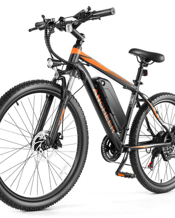 ANCHEER Electric Bike for Adults, [Peak 750W Motor] Electric Mountain Bike, 26" Sunshine Commuter Ebike, 55 Miles 22MPH Electric Bicycle with 48V/374Wh Battery, LCD Display, 21Speed, Front Suspension