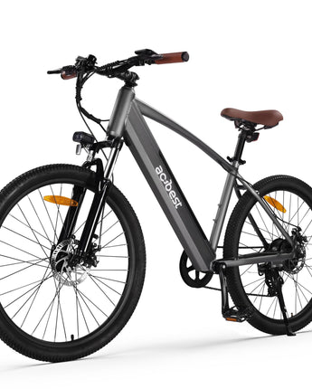 ACTBEST Core Electric Bike for Adults -468Wh Removable Built in Battery, Peak 750W Brushless Motor Mountain Ebike, 26X2.1 Tire Step Over Bicycle with 7 Speed, Max 50 Miles, Grey E Bikes