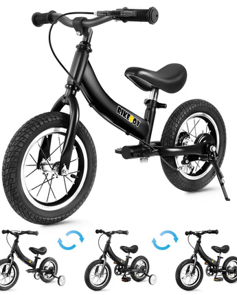 Balance Bike 2 in 1,The Dual Use of a Kids Balance Bike and Toddler Bike, for 2 3 4 5 6 7 Years Old -12 14 16 Inches with Training Theory, Brake, Pedal