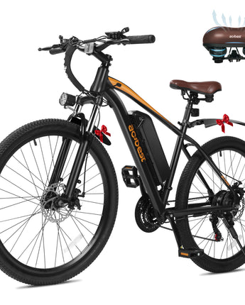 ACTBEST Apex Electric Bike for Adults, 26" Electric Mountain Bike with Peak 750W Motor, 22MPH Top Speed, Max Range 55+ Miles, 13AH Removable Battery, 21-Speed Lightweight E-Bike, BLack1