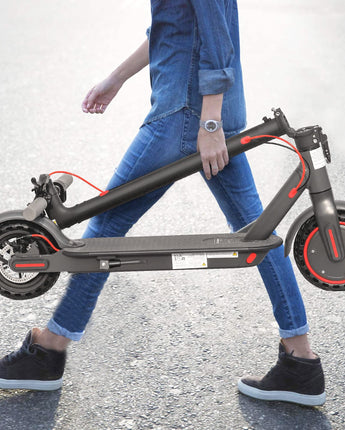 AOVOPRO Electric Scooter Adult, 350W Motor, 30km Long Range, Max Speed 25 km/h, 3 Speed Settings, App Control (ES80)